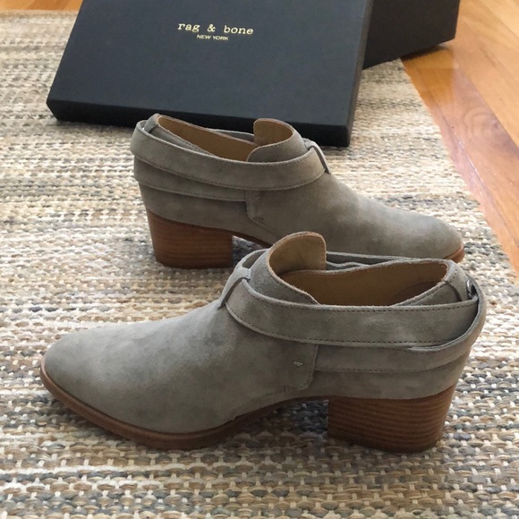Rag & Bone Harley BOOT Suede ankle bootie US5 - Picture 6 of 8